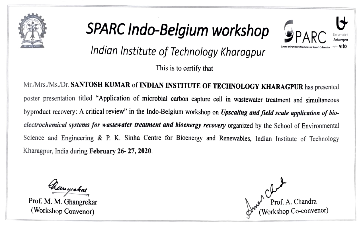 SPARC Indo-Belgium